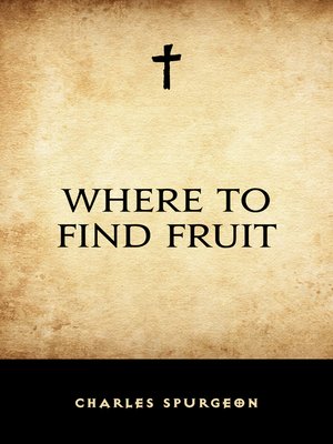 cover image of Where to Find Fruit